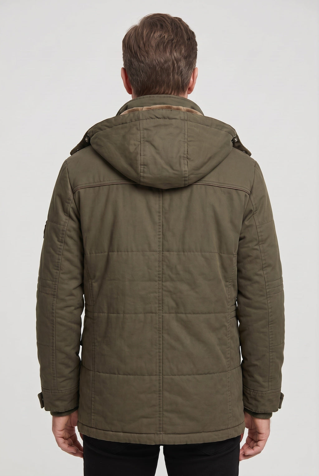 Archie | Timeless Hooded Padded Mens Parka Jacket