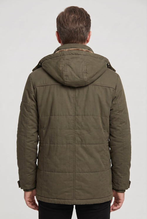 Archie | Timeless Hooded Padded Mens Parka Jacket