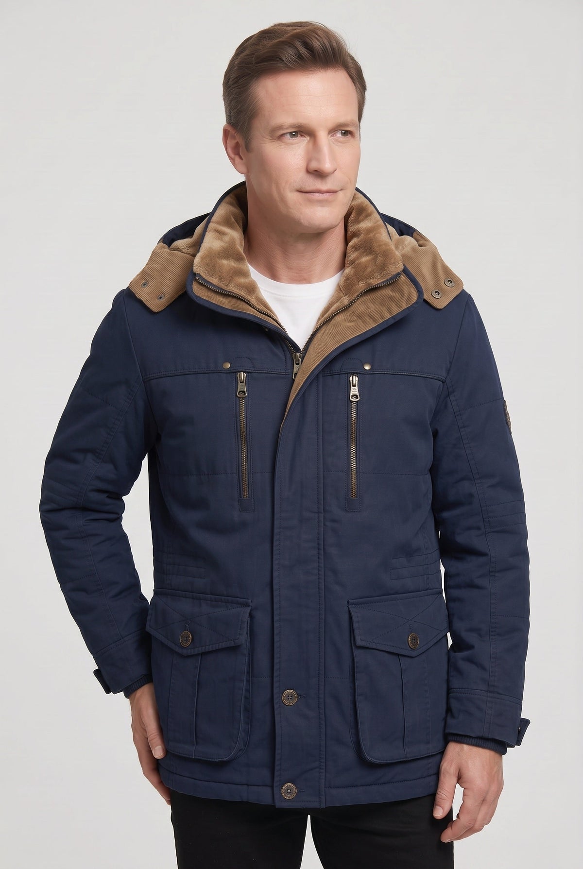 Archie | Timeless Hooded Padded Mens Parka Jacket
