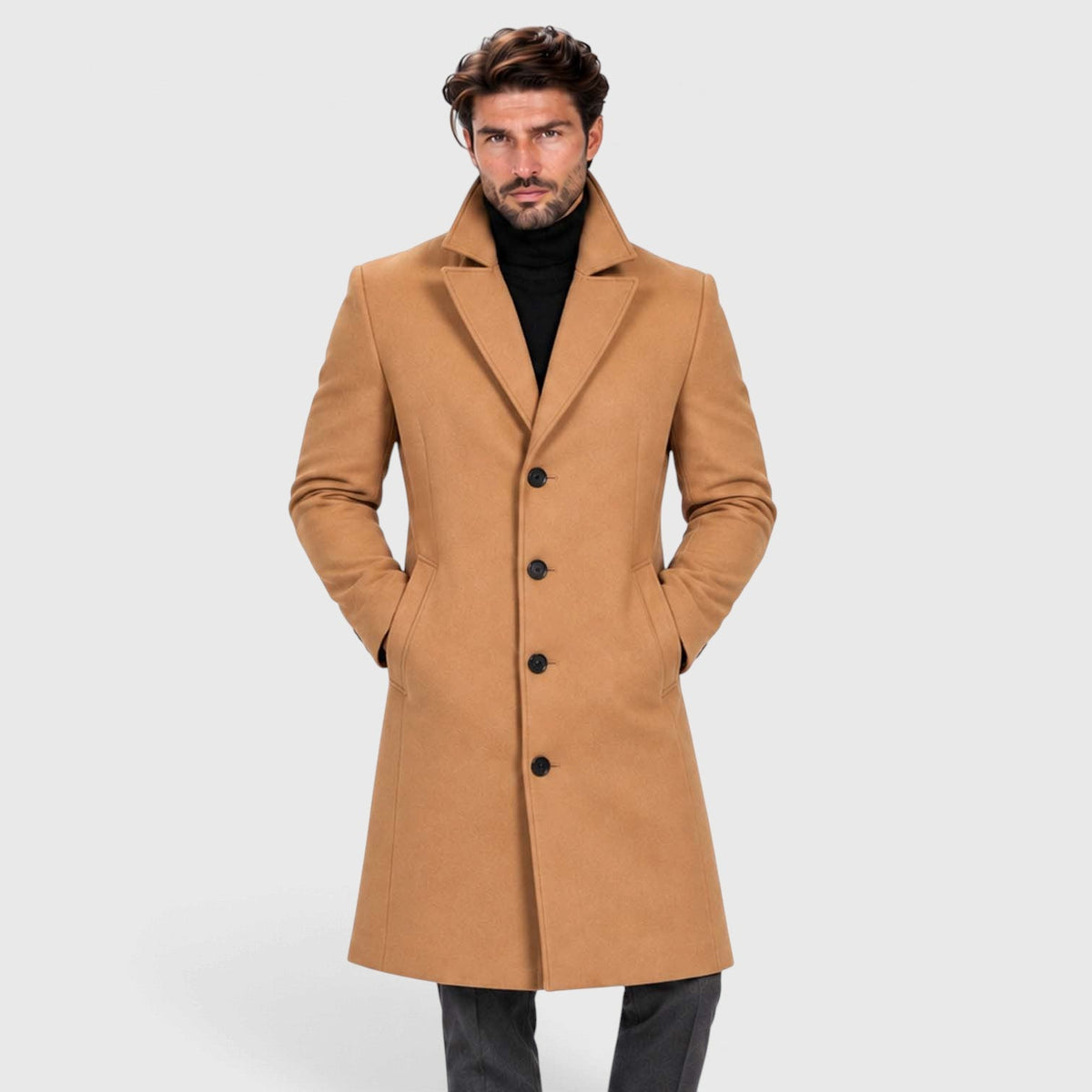 Arlo | Effortless Tailored Single-Breasted Mens Coats