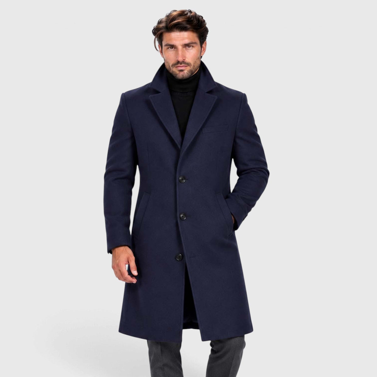 Arlo | Effortless Tailored Single-Breasted Mens Coats