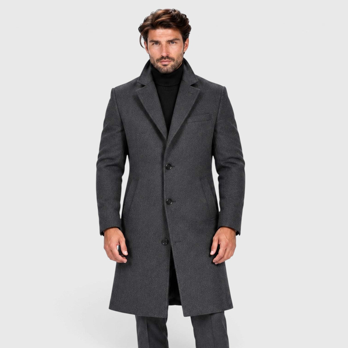 Arlo | Effortless Tailored Single-Breasted Mens Coats