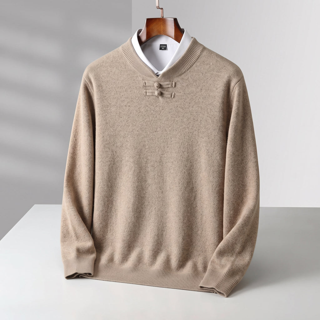 Arlo | Polished V Neck Mens Knit Jumper
