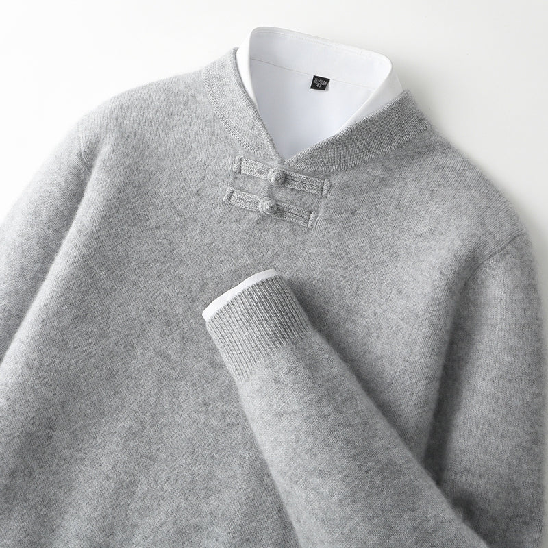 Arlo | Polished V Neck Mens Knit Jumper