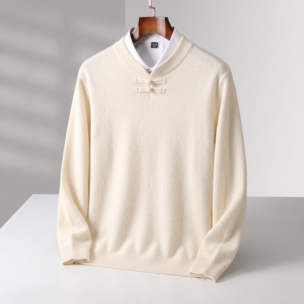 Arlo | Polished V Neck Mens Knit Jumper