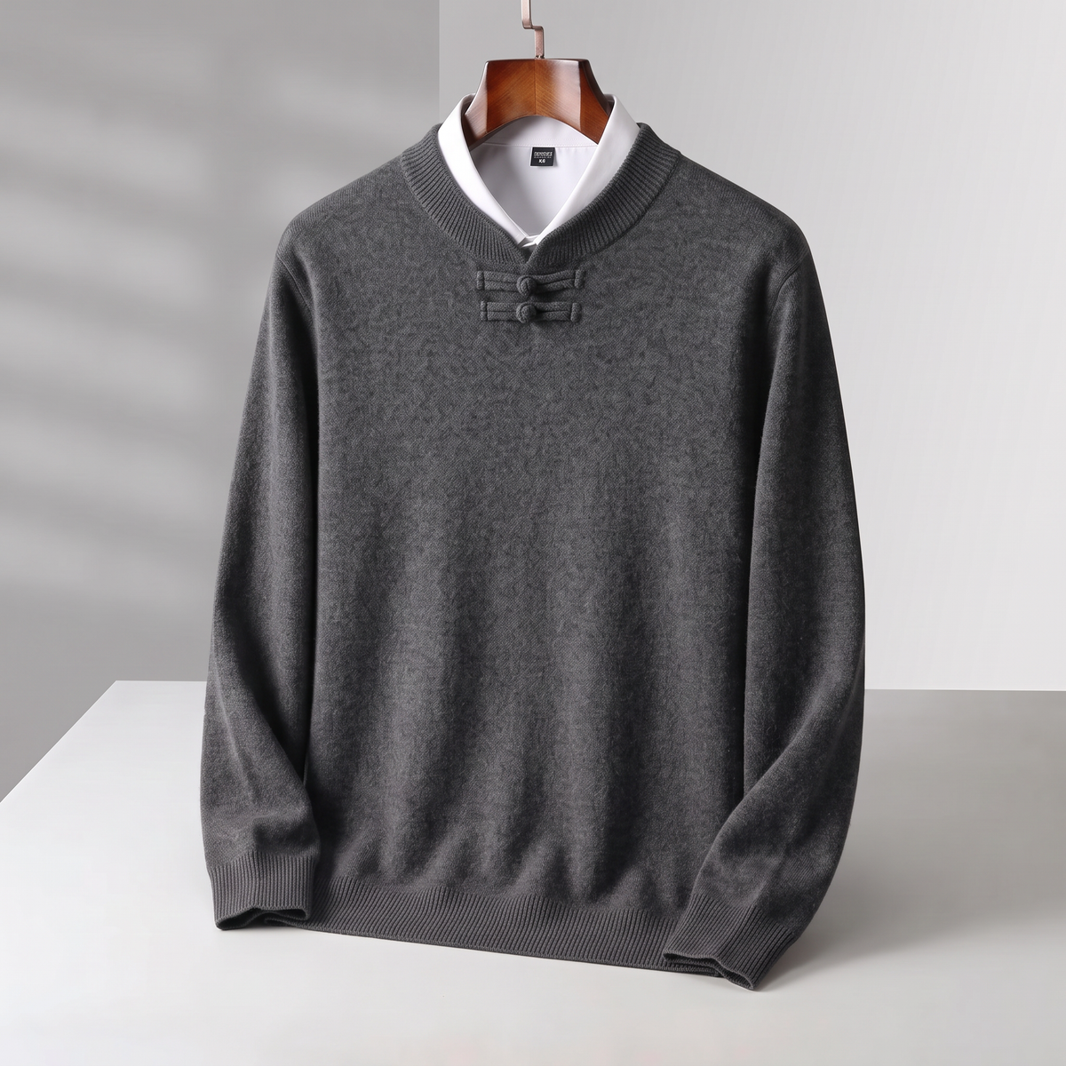 Arlo | Polished V Neck Mens Knit Jumper