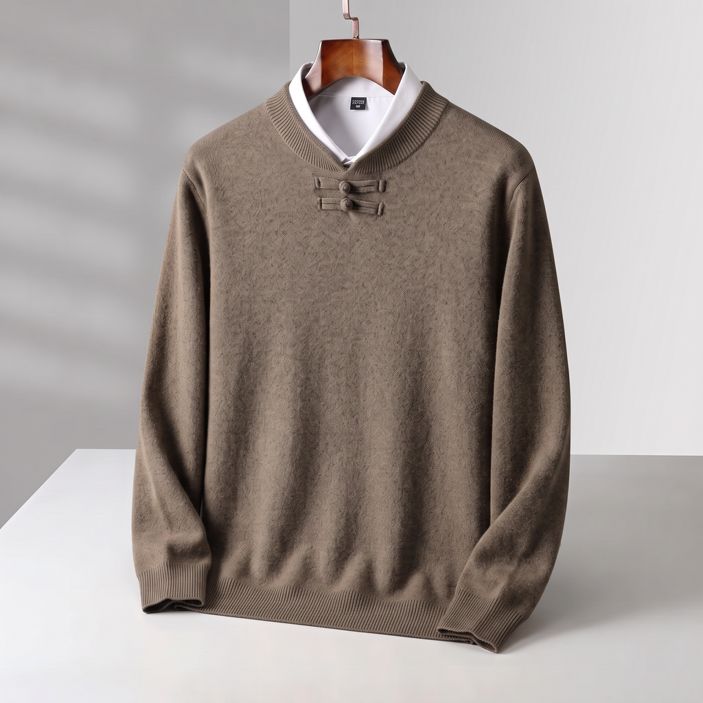 Arlo | Polished V Neck Mens Knit Jumper