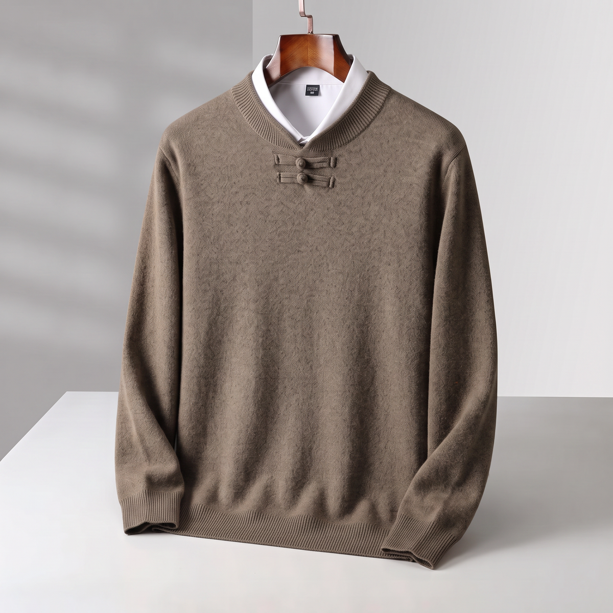 Arlo | Polished V Neck Mens Knit Jumper