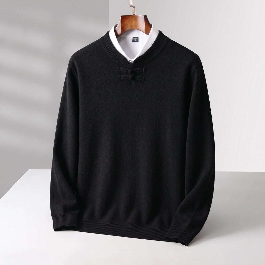 Arlo | Polished V Neck Mens Knit Jumper