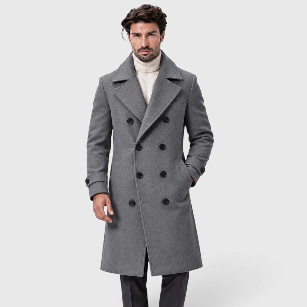 Arthur | Chic Tailored Double-Breasted Mens Coats Overcoat