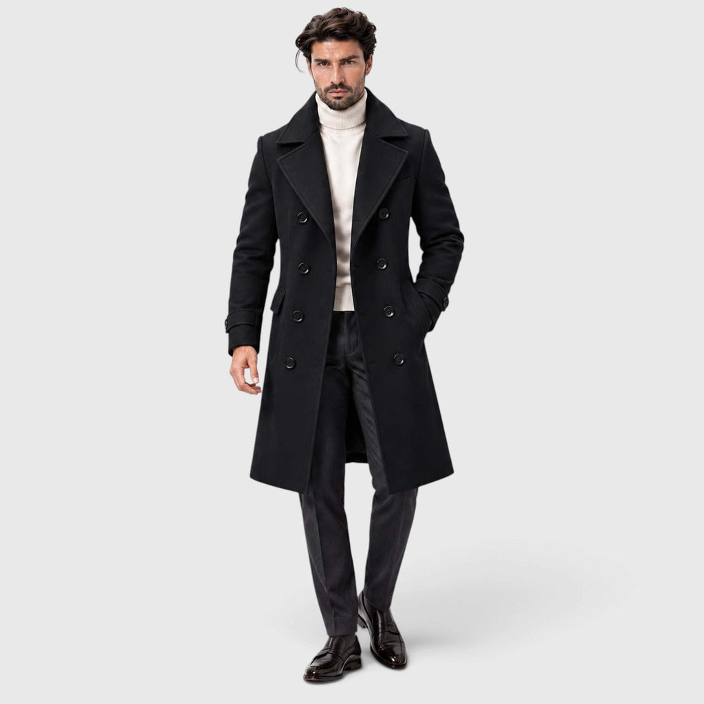 Arthur | Chic Tailored Double-Breasted Mens Coats Overcoat