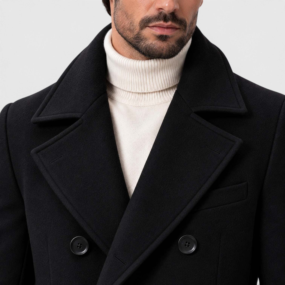 Arthur | Chic Tailored Double-Breasted Mens Coats Overcoat