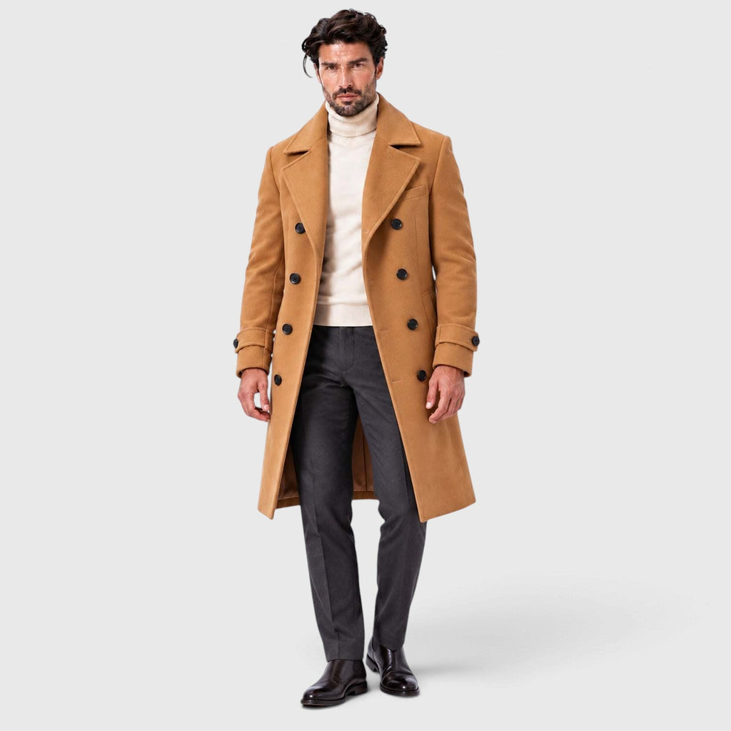 Arthur | Chic Tailored Double-Breasted Mens Coats Overcoat