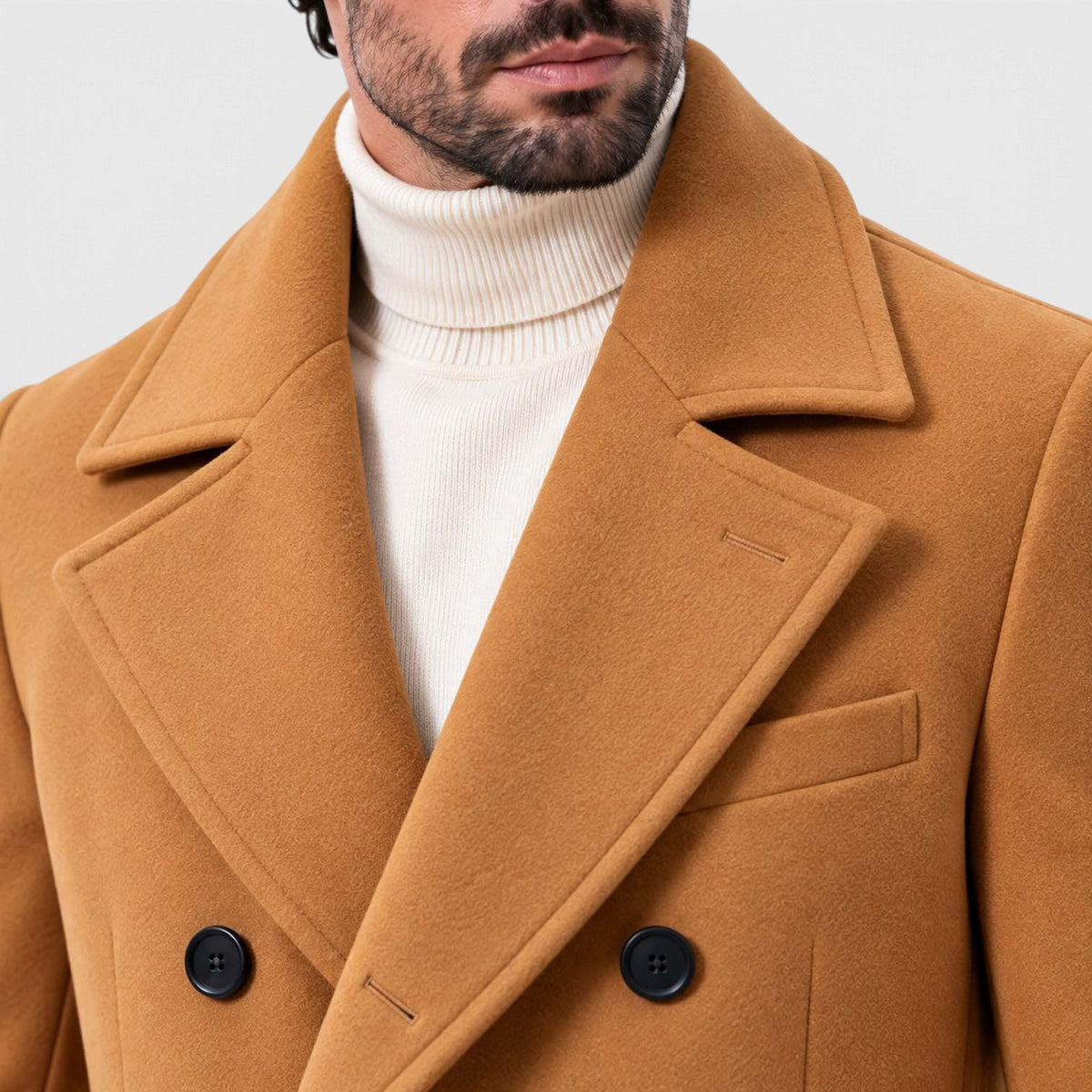 Arthur | Chic Tailored Double-Breasted Mens Coats Overcoat