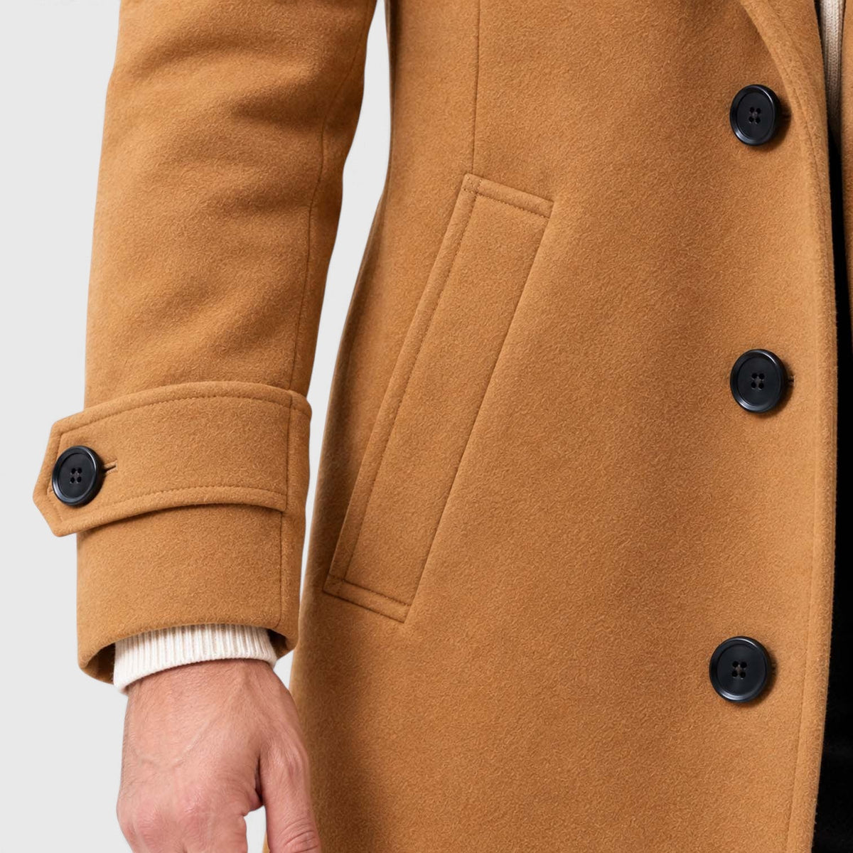 Arthur | Chic Tailored Double-Breasted Mens Coats Overcoat