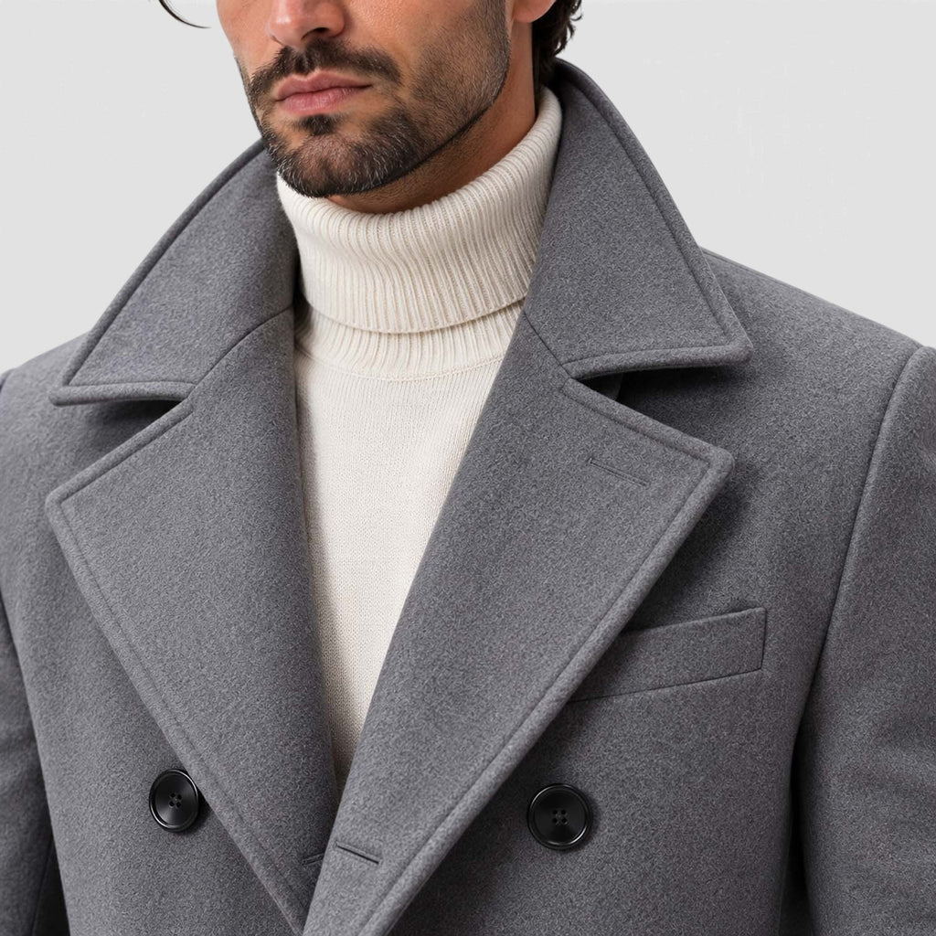 Arthur | Chic Tailored Double-Breasted Mens Coats Overcoat