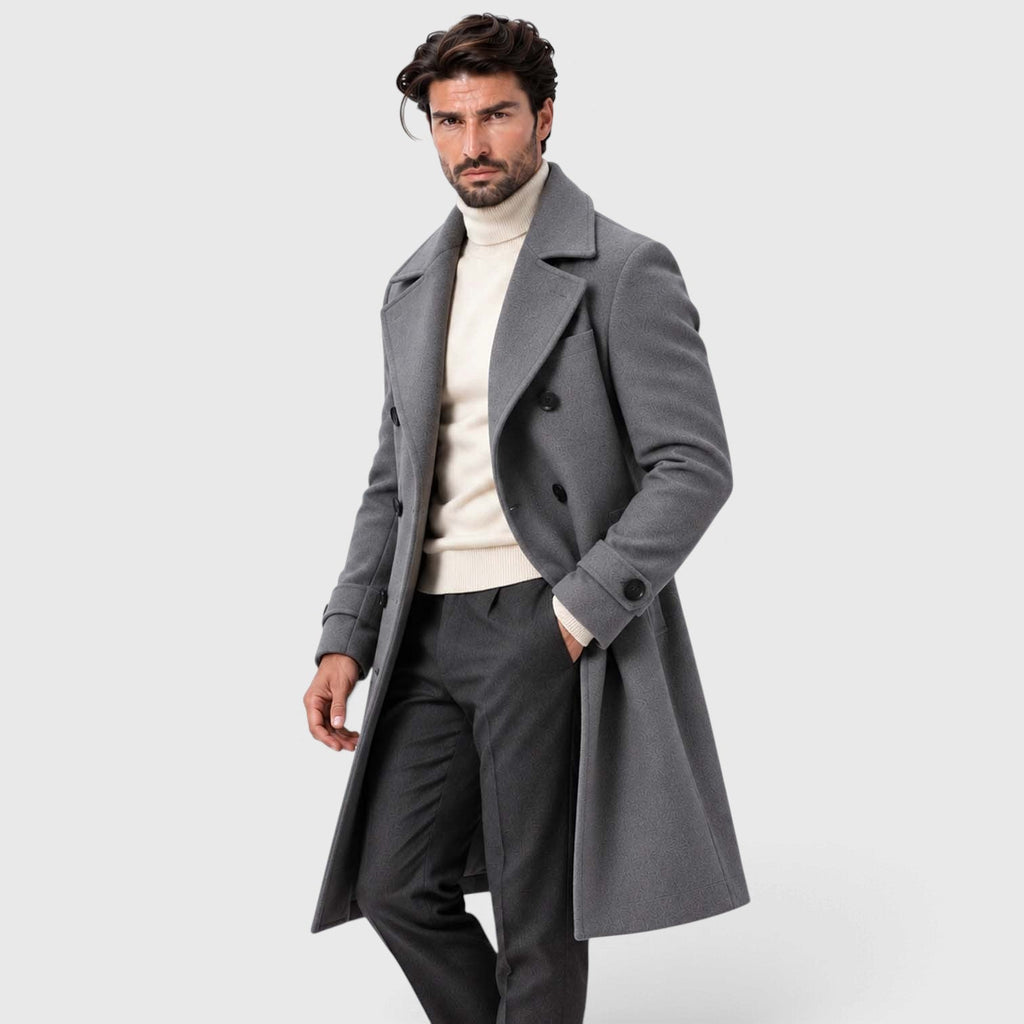 Arthur | Chic Tailored Double-Breasted Mens Coats Overcoat