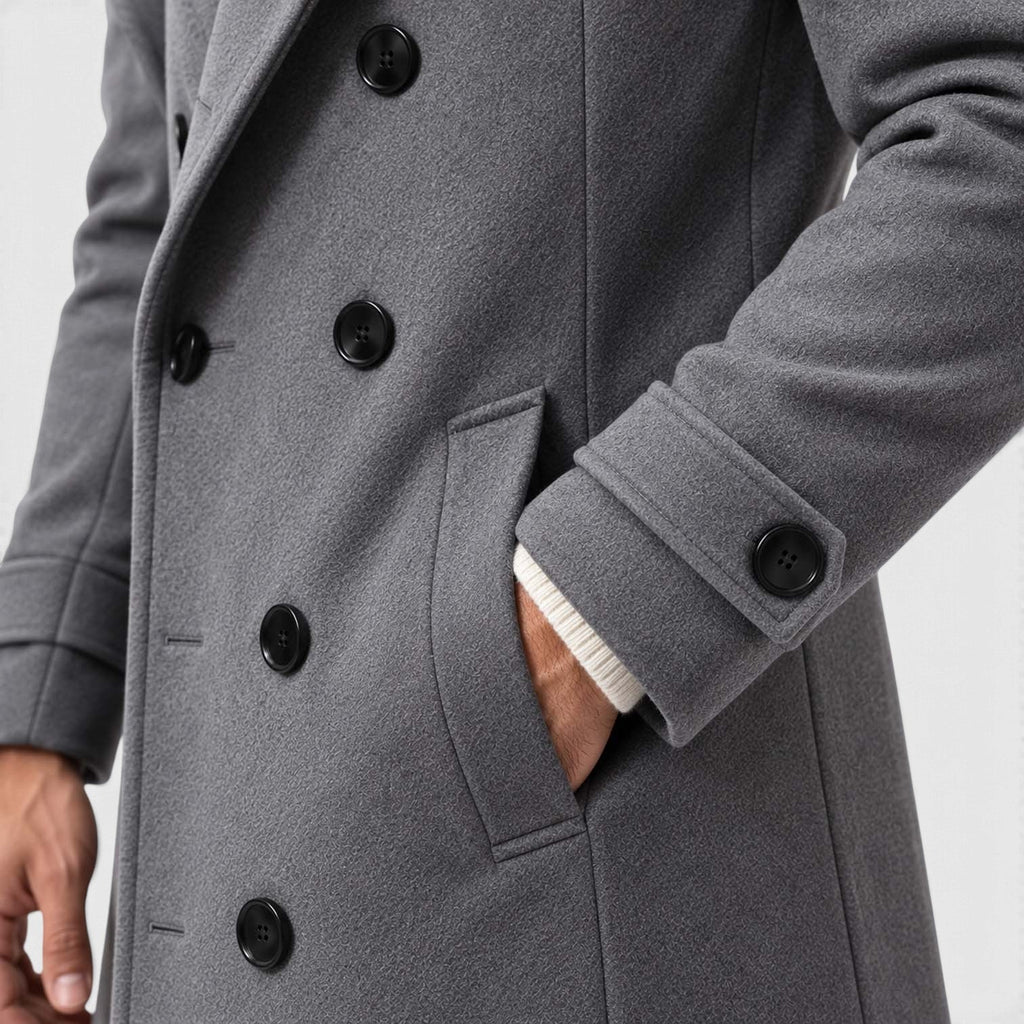 Arthur | Chic Tailored Double-Breasted Mens Coats Overcoat