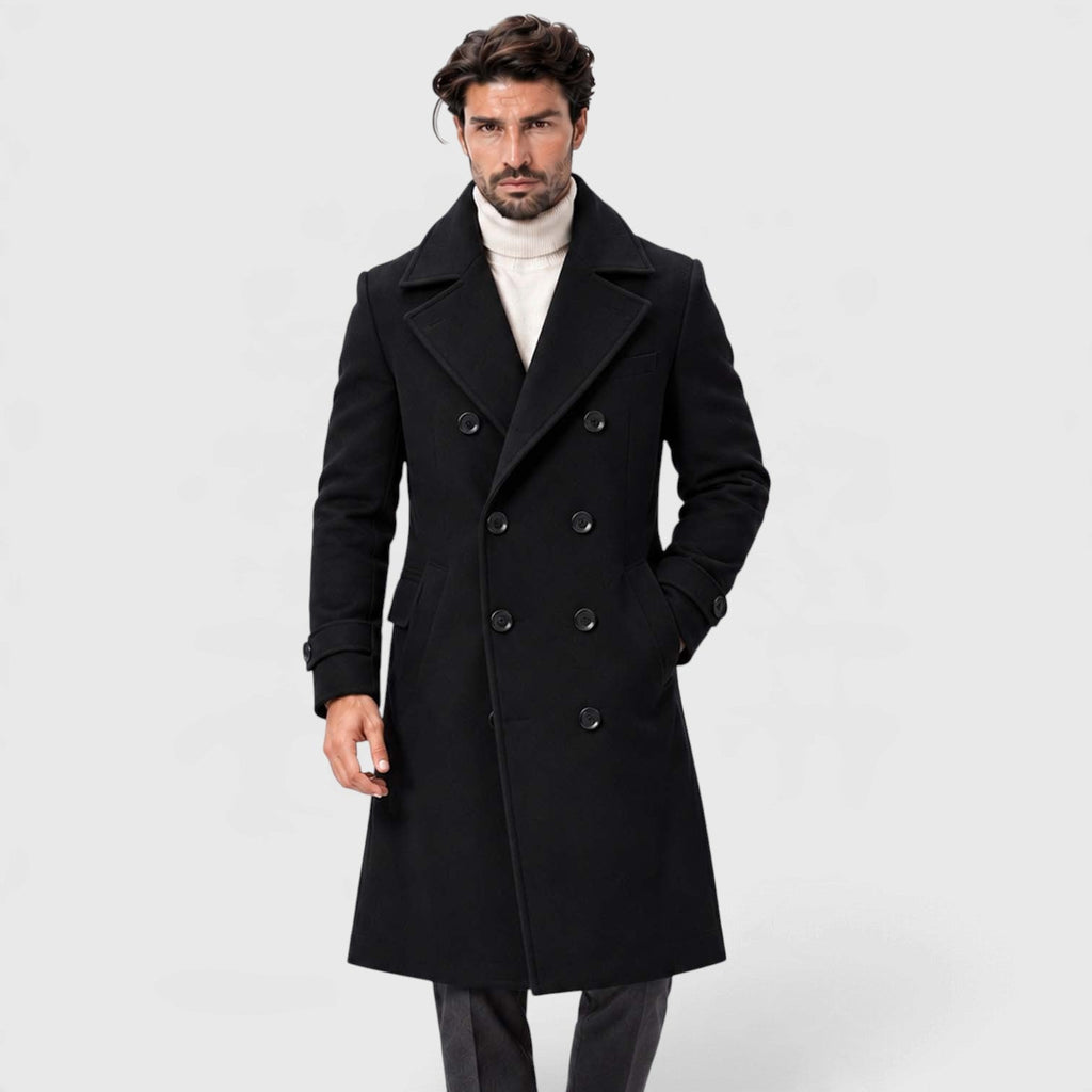 Arthur | Chic Tailored Double-Breasted Mens Coats Overcoat