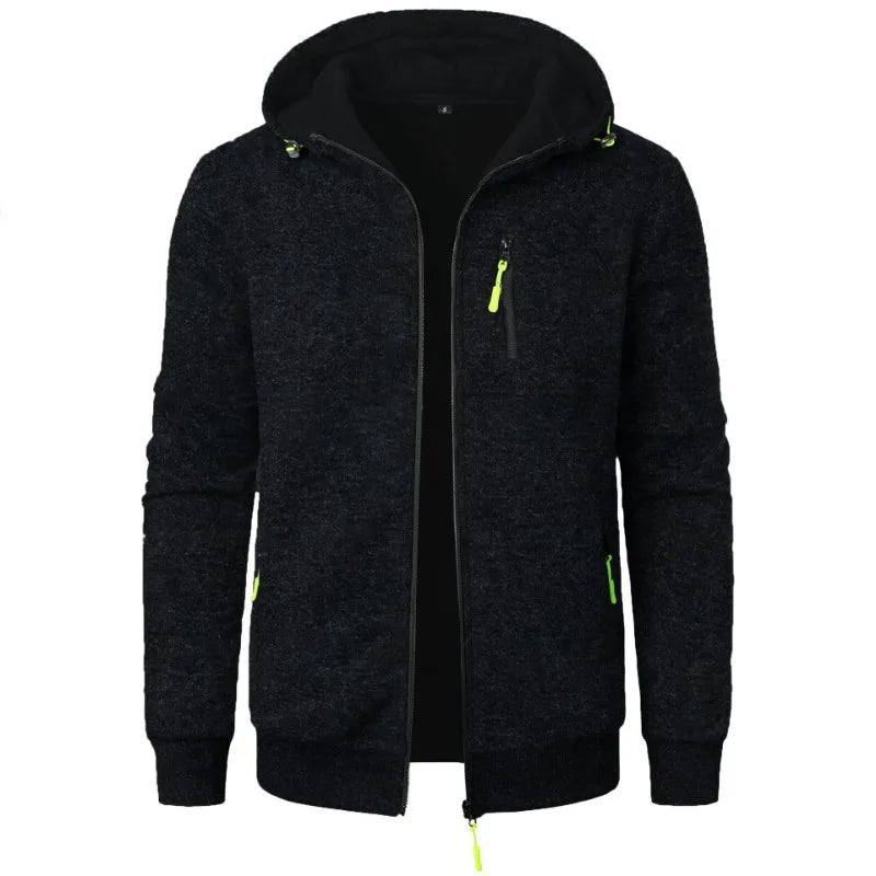 Arthur | Classic Zip-Up Hooded Fleece Jacket