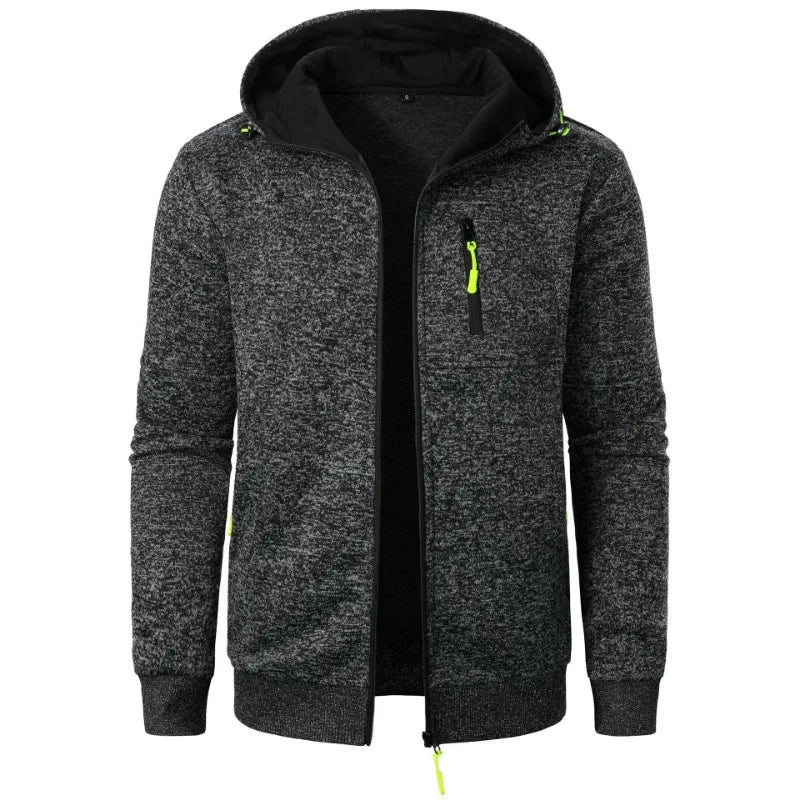 Arthur | Classic Zip-Up Hooded Fleece Jacket