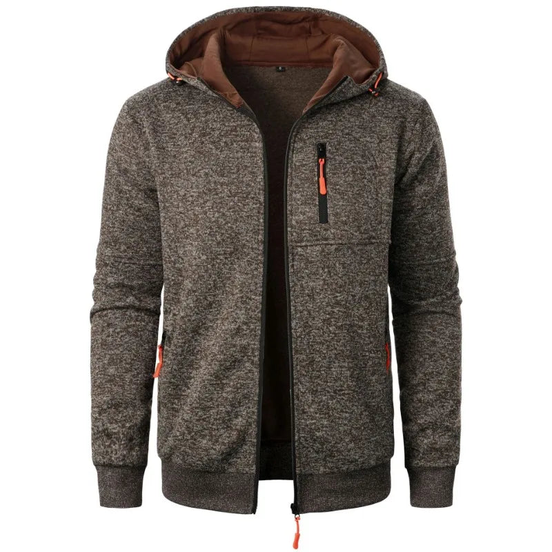 Arthur | Classic Zip-Up Hooded Fleece Jacket