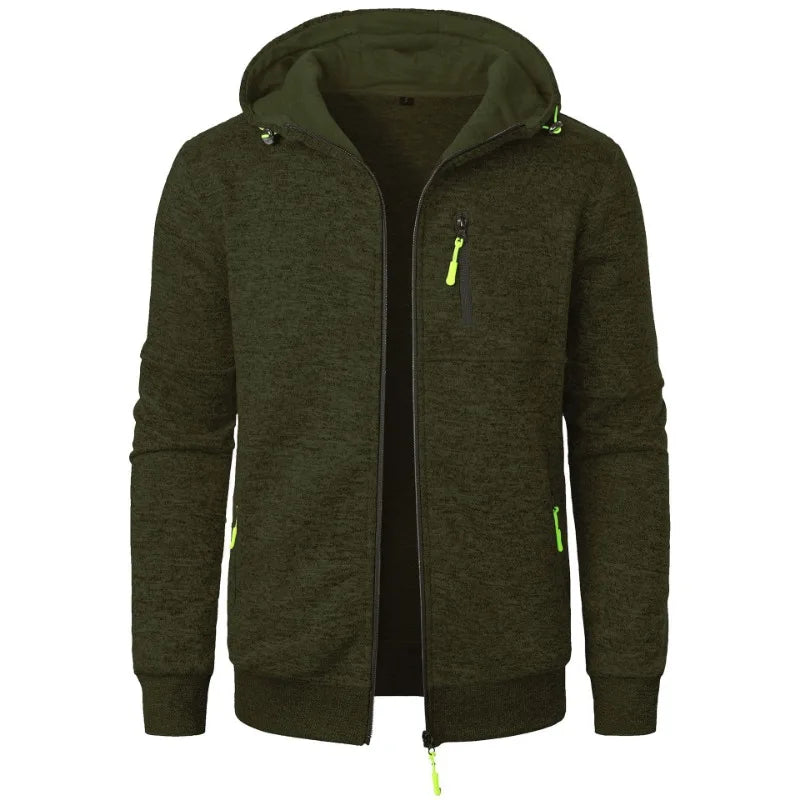 Arthur | Classic Zip-Up Hooded Fleece Jacket