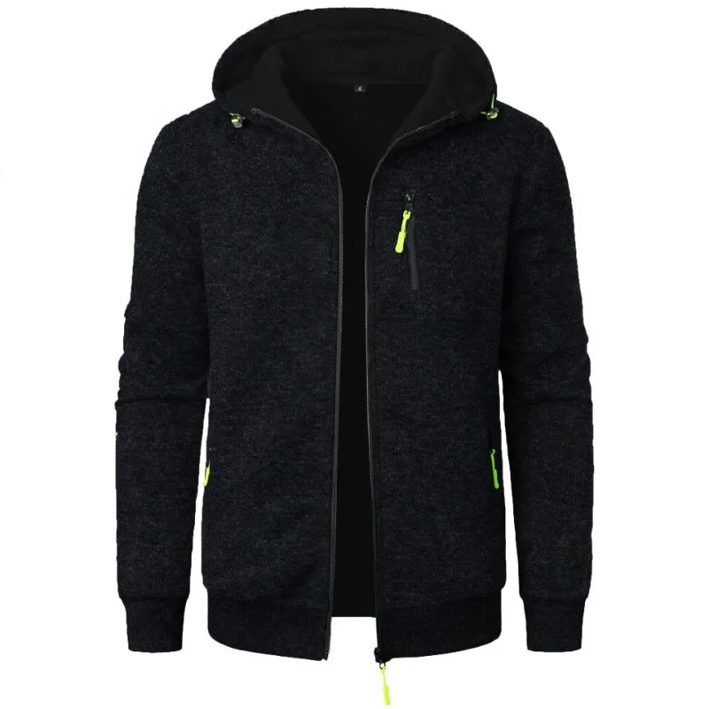 Arthur | Classic Zip-Up Hooded Fleece Jacket