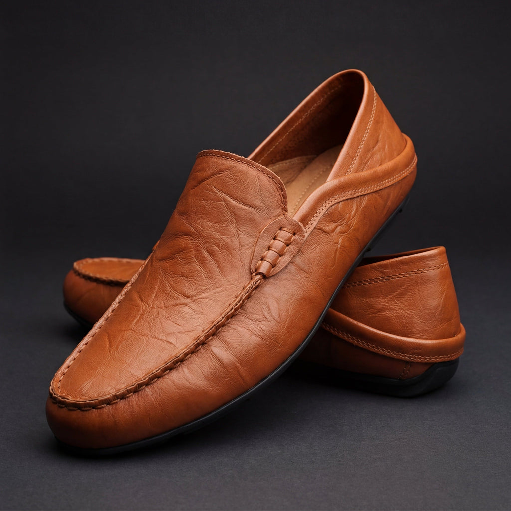 Arthur | Cosy Slip-On Moccasin Loafer Slippers
