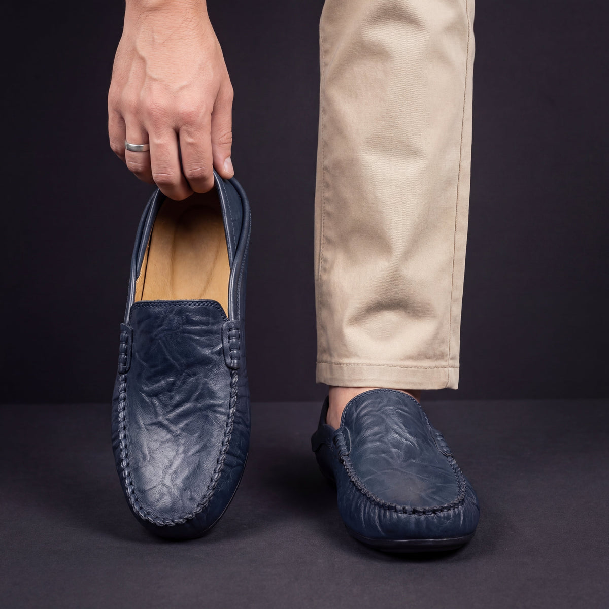Arthur | Cosy Slip-On Moccasin Loafer Slippers