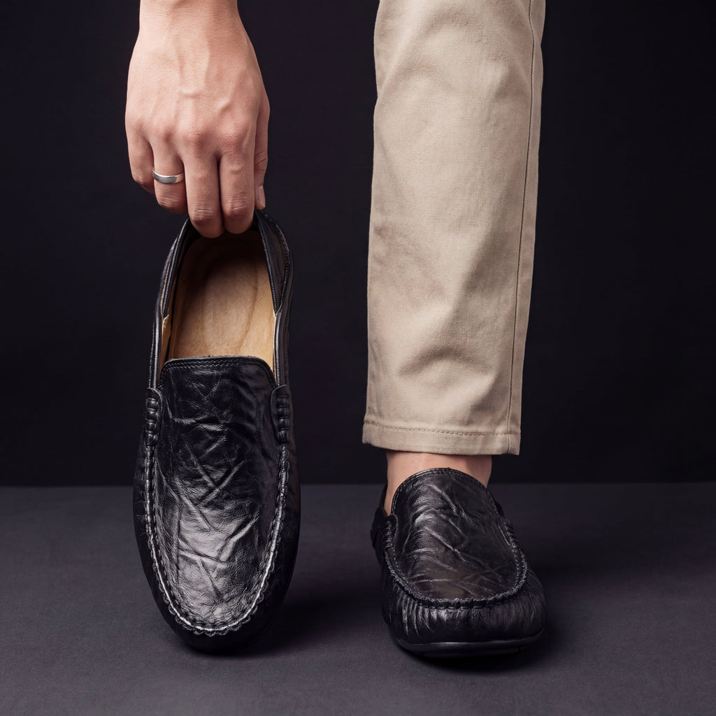 Arthur | Cosy Slip-On Moccasin Loafer Slippers