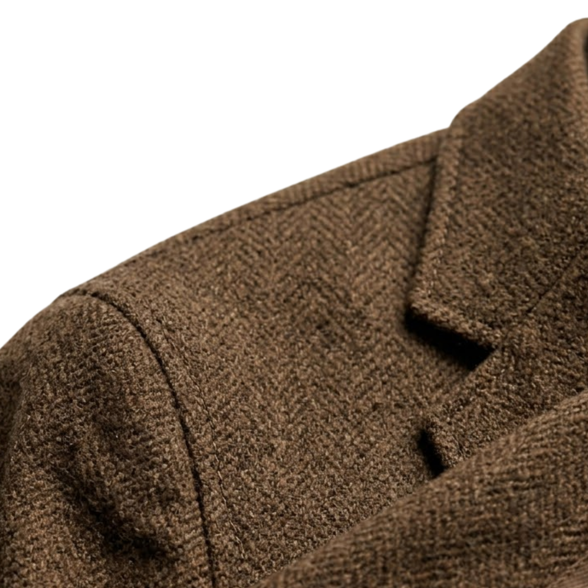 Arthur | Herringbone Slim Fit Single Breasted Tweed Jacket