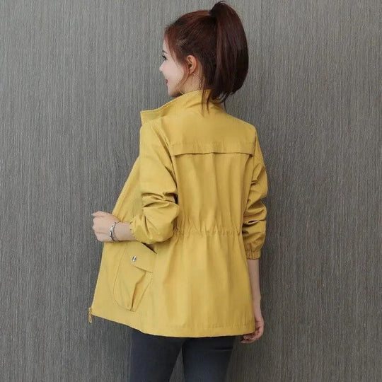 Athena | Cosy Lightweight Waterproof Jacket with Cinched Waist
