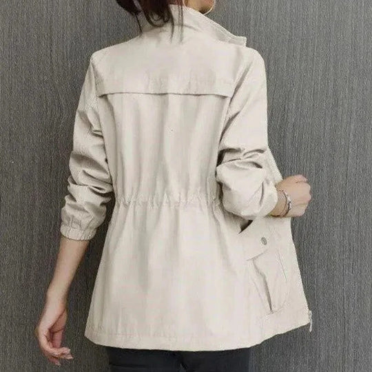 Athena | Cosy Lightweight Waterproof Jacket with Cinched Waist