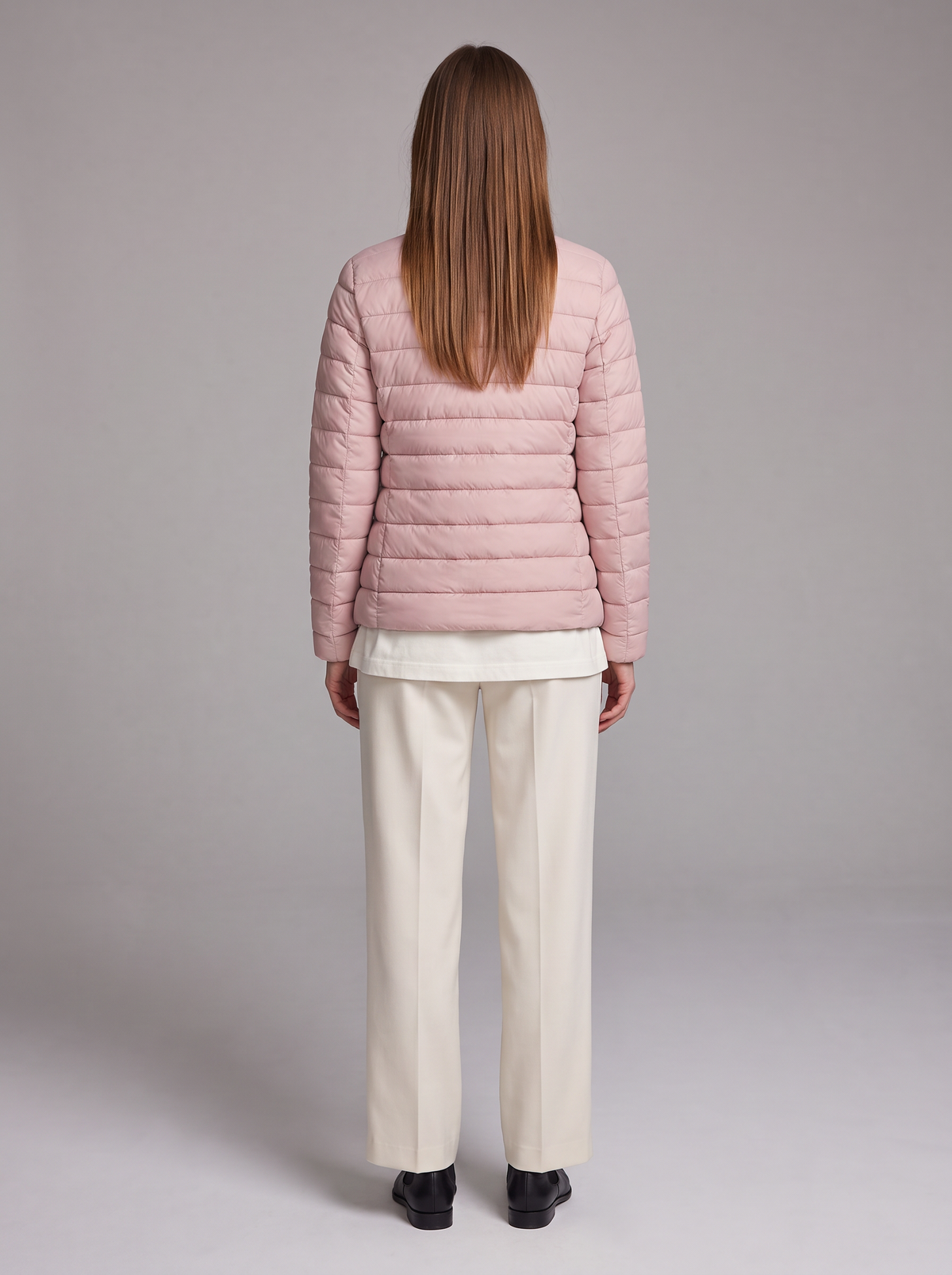 Athena | Refined Stand Collar Quilted Puffer Jacket Women