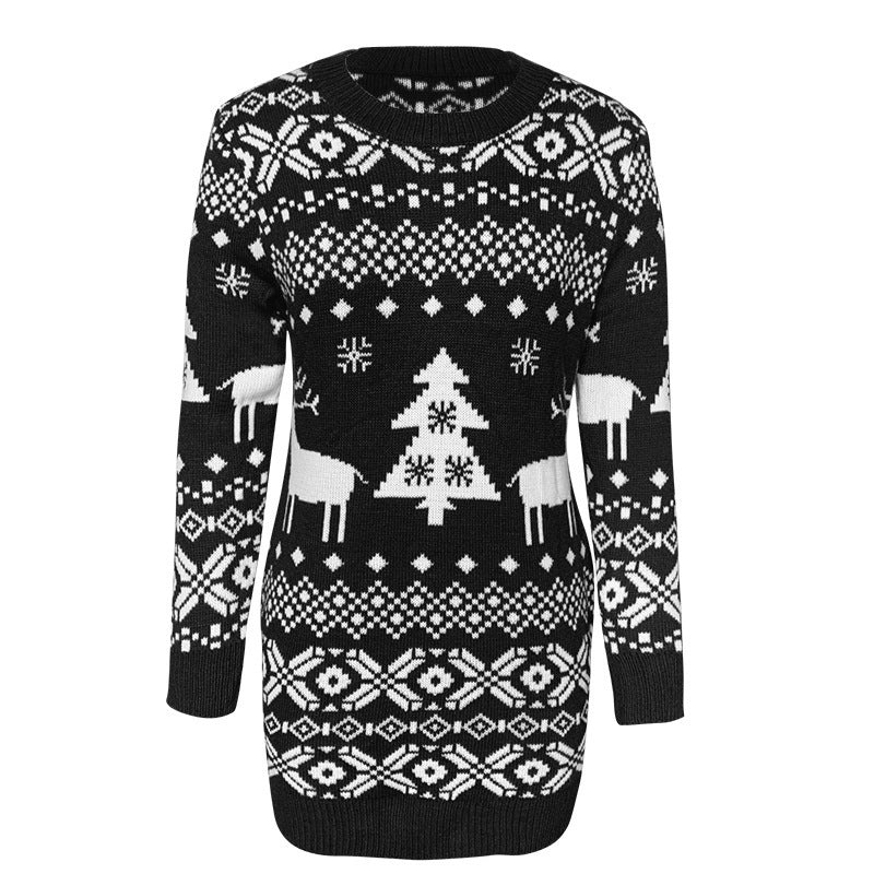 Aurora | Sophisticated Reindeer Fair Isle Ladies Xmas Jumpers