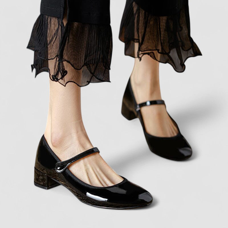 Ava | Stylish Block Heel Mary Jane Shoes