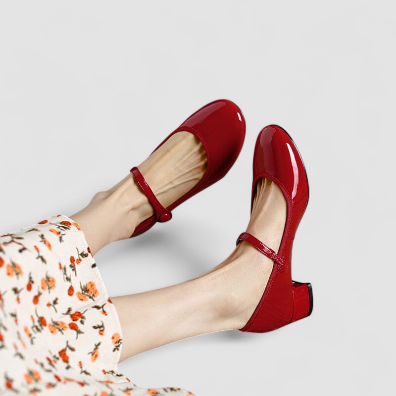Ava | Stylish Block Heel Mary Jane Shoes