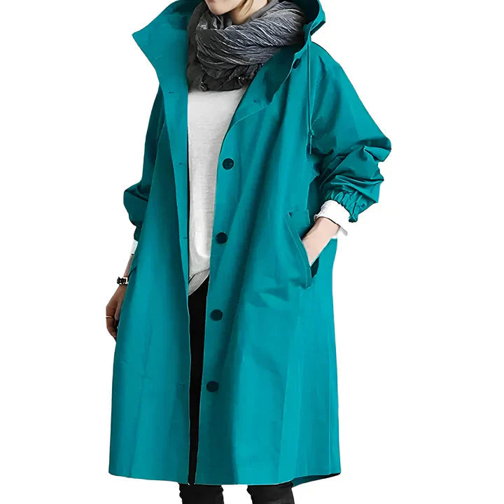 Ava | Timeless Hooded Waterproof Jacket