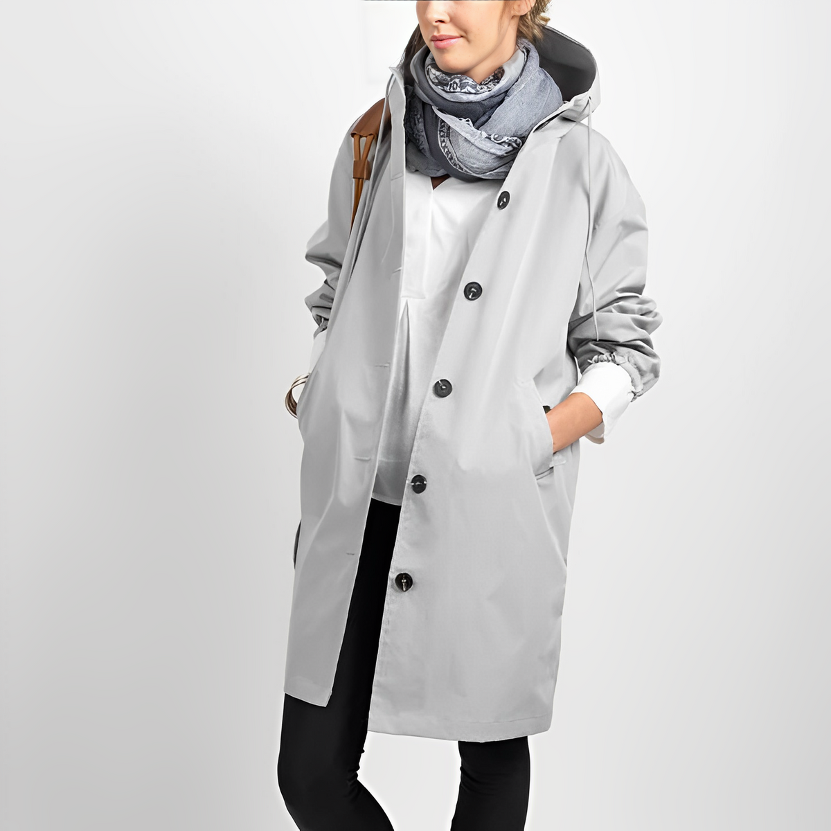 Ava | Timeless Hooded Waterproof Jacket