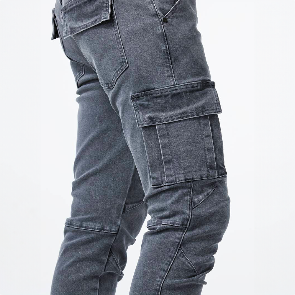 Benjamin | Effortless Slim Fit Mens Cargo Trousers with Side Pockets