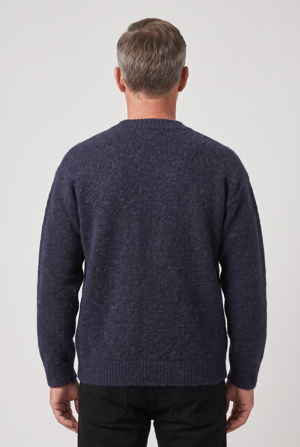 Benjamin | Textured Crew Neck Mens Knit Jumper