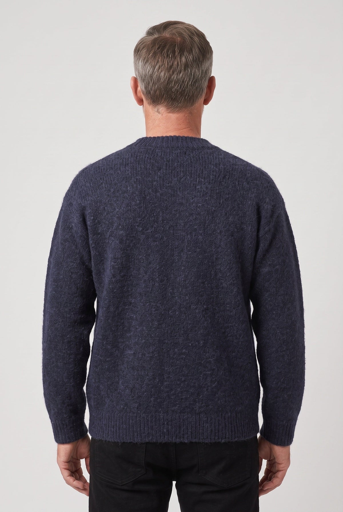 Benjamin | Textured Crew Neck Mens Knit Jumper