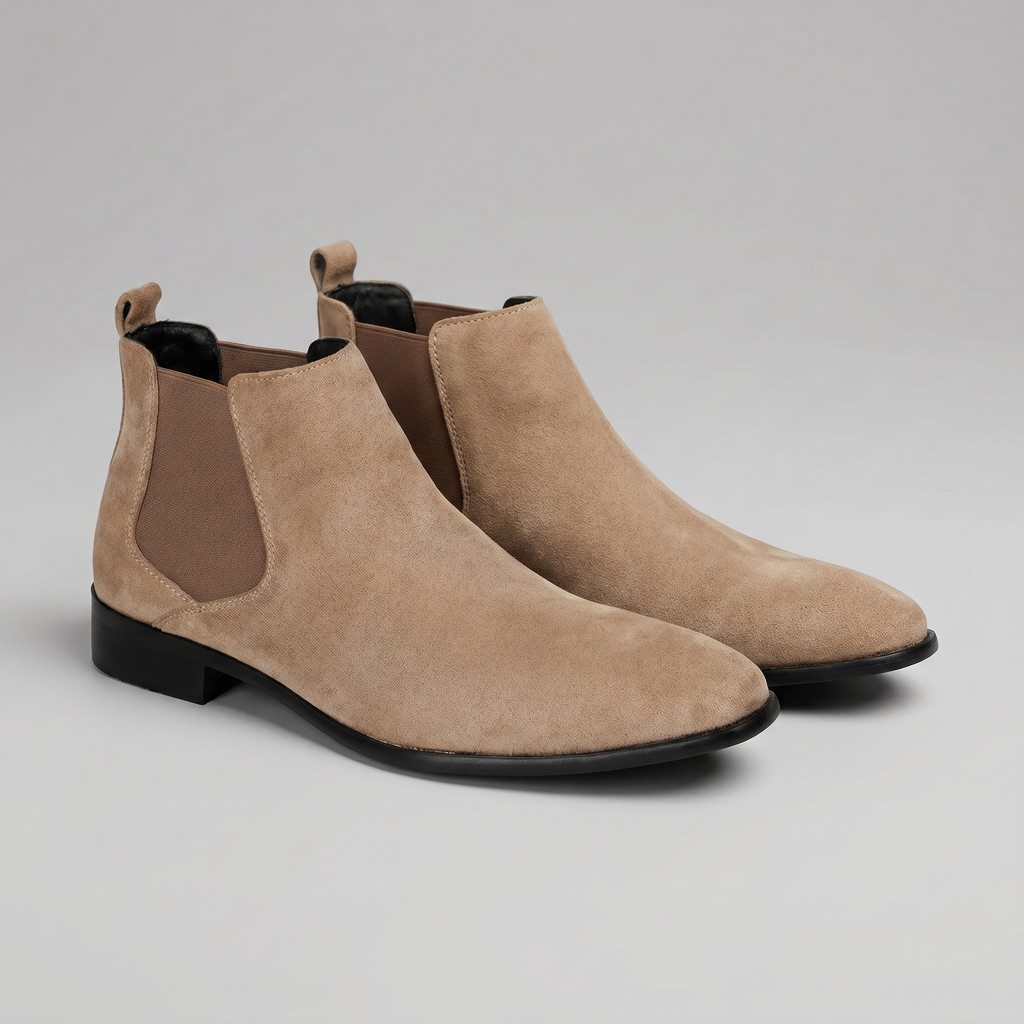 Bobby | Classic Suede-Look Chelsea Mens Boots