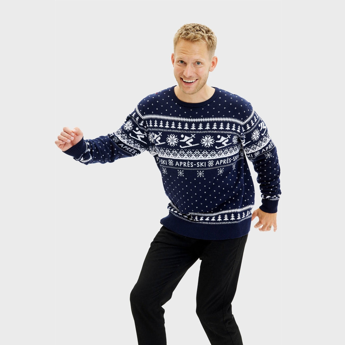 Bobby | Nordic Après-Ski Crew Neck Mens Christmas Jumper