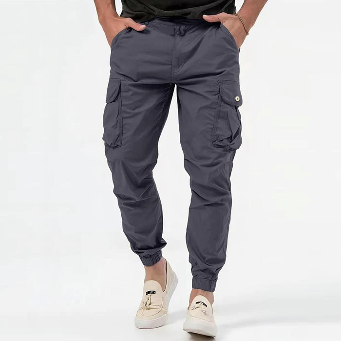 Bobby | Refined Utility Cargo Trousers with Drawstring Waist