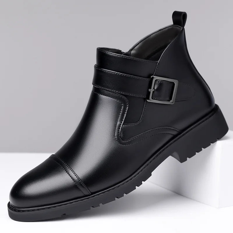 Bobby | Stylish Buckle Strap Mens Boots