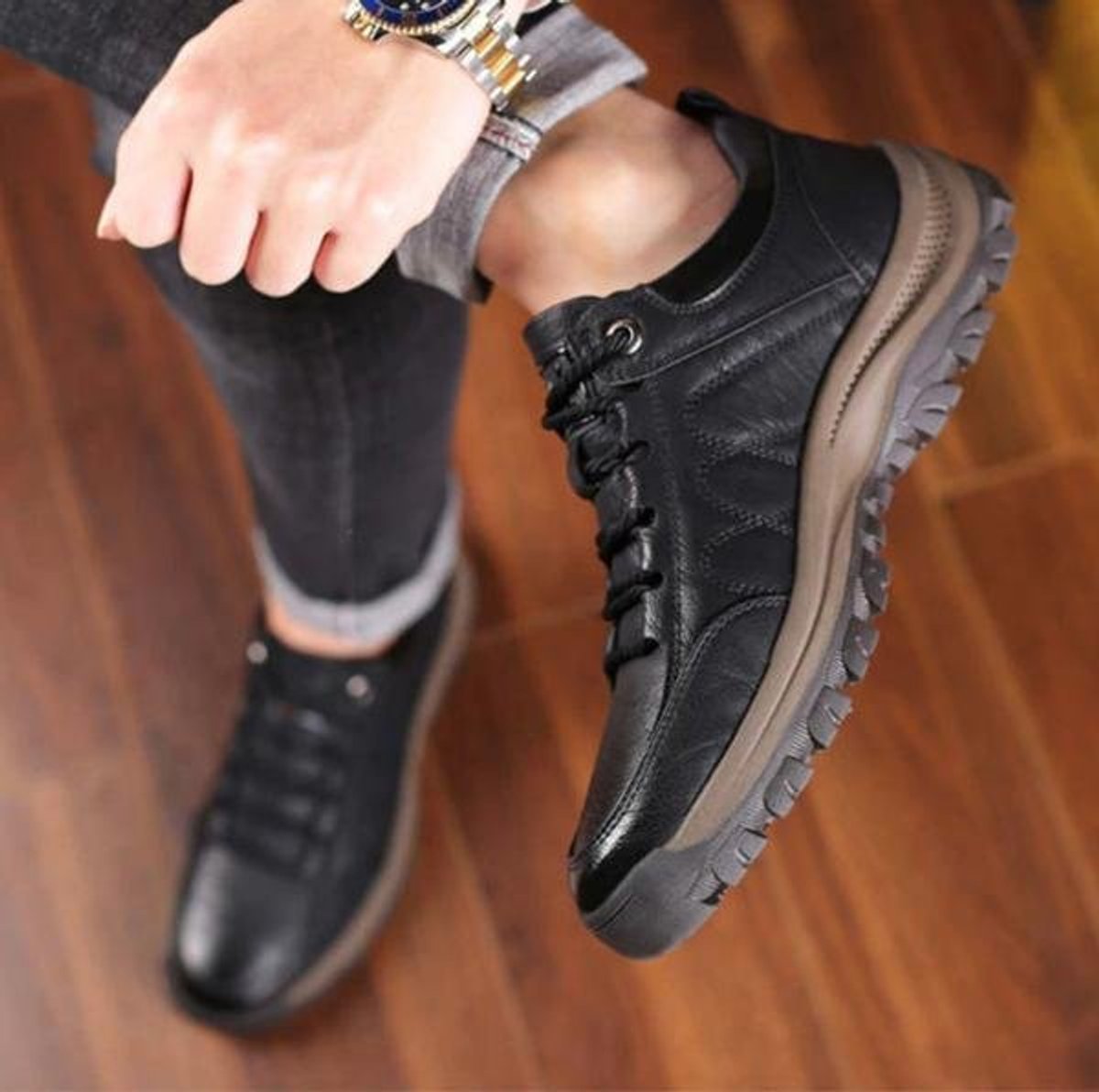 Bobby | Stylish Lace-Up Orthopedic Shoes with Cushioned Sole