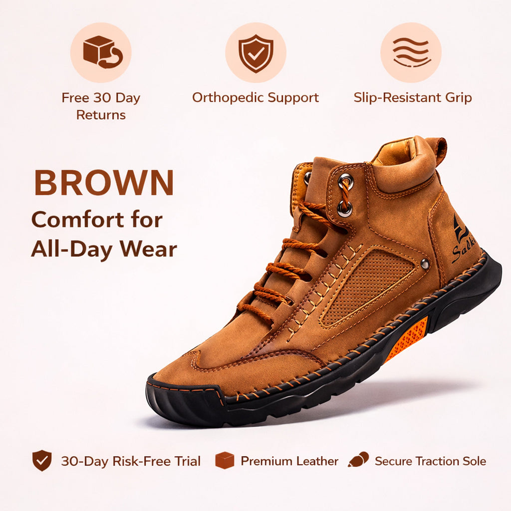 Bobby | Timeless Lace-Up Mens Boots with Chunky Soles