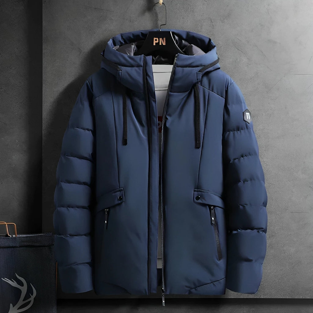 Bodhi | Elegant Hooded Mens Parka Jacket
